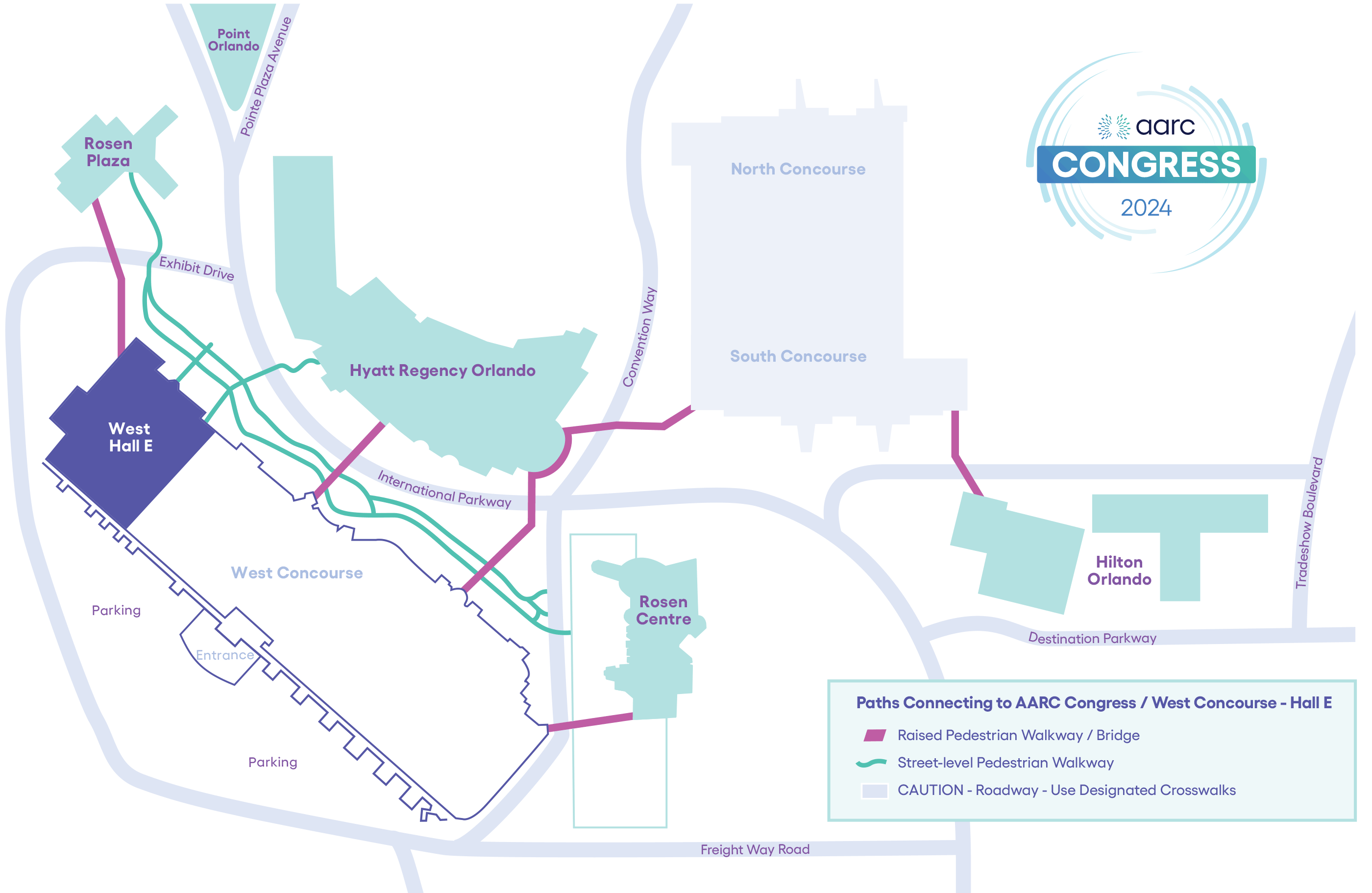 AARC Congress 2024 Area Map