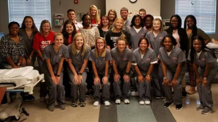 photo of Jacksonville State University team taking part in camp WheezeAway